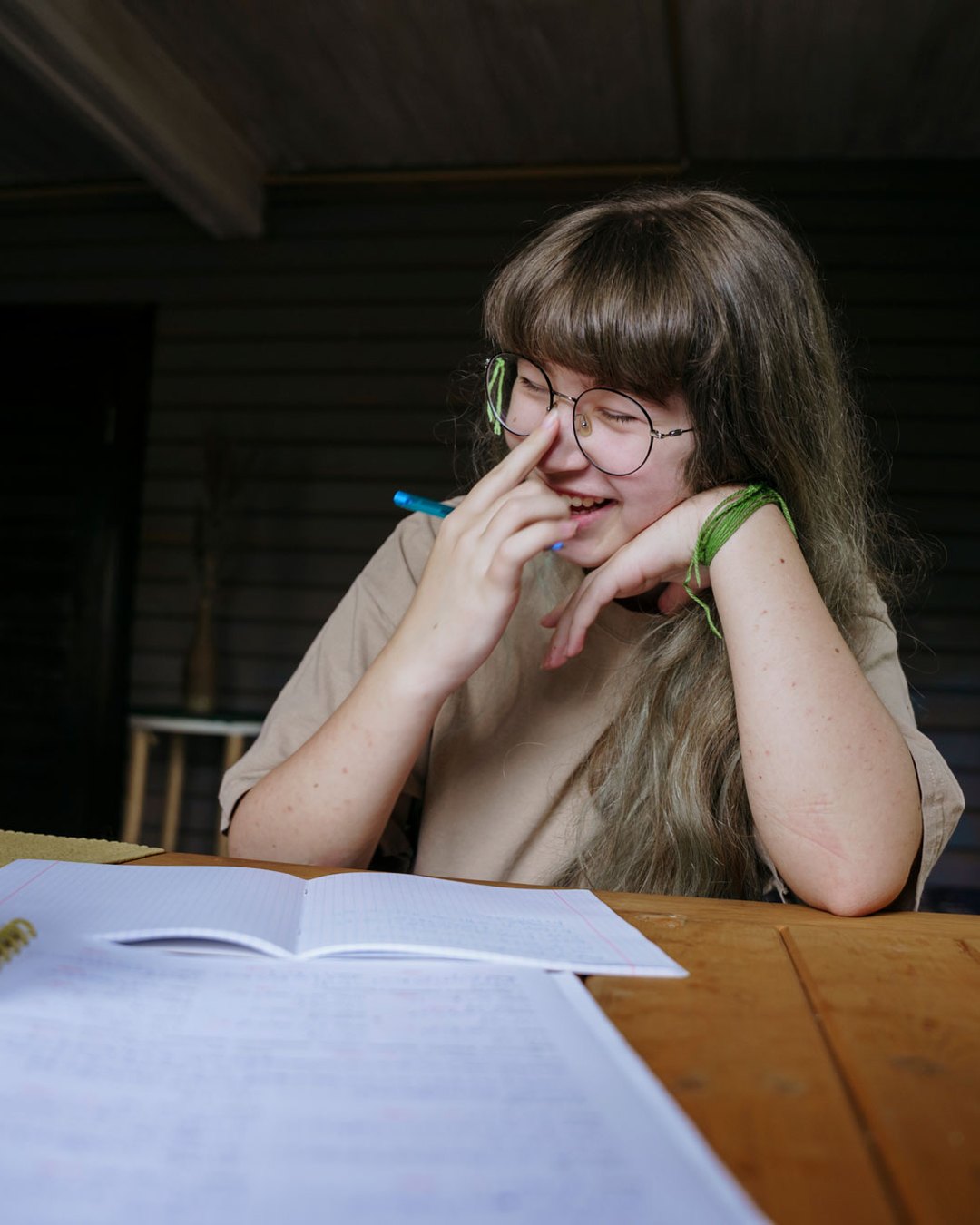 A twice-exceptional student learning one-on-one at home